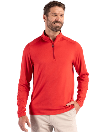 MEN'S Cutter & Buck Coastline Eco Epic Comfort Recycled 1/4 Zip - MCK01347_1Clr image thumbnail