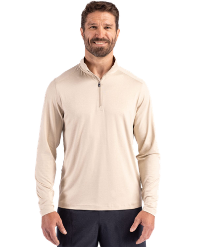MEN'S Cutter & Buck Coastline Eco Epic Comfort Recycled 1/4 Zip - MCK01347_1Clr image thumbnail