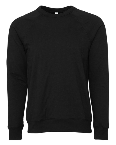 UNISEX Bella Sponge Fleece Raglan Crewneck Sweatshirt - 3901_1Clr Front image thumbnail