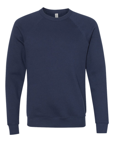 UNISEX Bella Sponge Fleece Raglan Crewneck Sweatshirt - 3901_1Clr Front image thumbnail