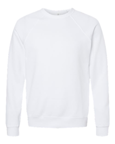 UNISEX Bella Sponge Fleece Raglan Crewneck Sweatshirt - 3901_1Clr Front image thumbnail