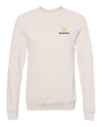 Image of UNISEX Bella Sponge Fleece Raglan Crewneck Sweatshirt - 3901_2Clr