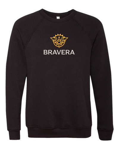 UNISEX Bella Sponge Fleece Raglan Crewneck Sweatshirt - 3901_2Clr Front image thumbnail