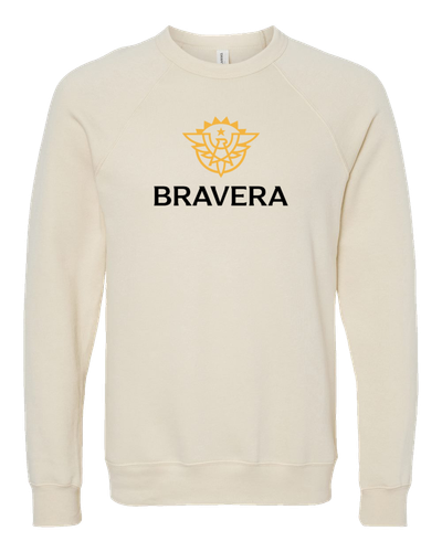 UNISEX Bella Sponge Fleece Raglan Crewneck Sweatshirt - 3901_2Clr Front image thumbnail