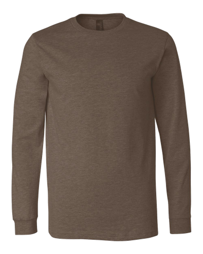 UNISEX Bella Heather CVC Long Sleeve Tee - 3501CVC_1Clr image thumbnail
