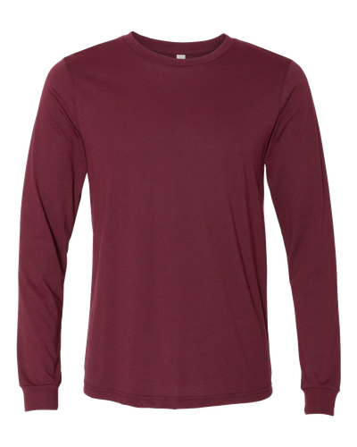 UNISEX Bella Heather CVC Long Sleeve Tee - 3501CVC_1Clr image thumbnail
