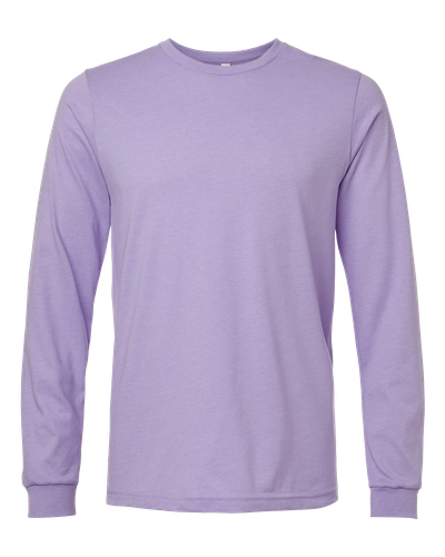 UNISEX Bella Heather CVC Long Sleeve Tee - 3501CVC_1Clr image thumbnail