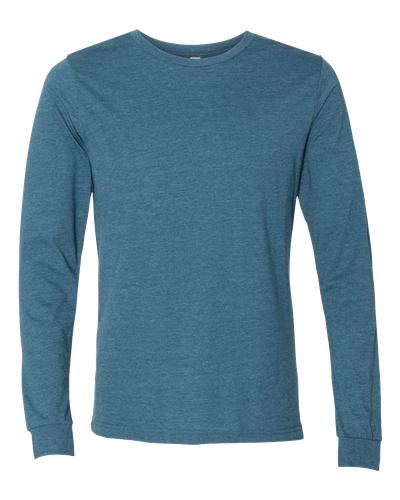 UNISEX Bella Heather CVC Long Sleeve Tee - 3501CVC_1Clr image thumbnail