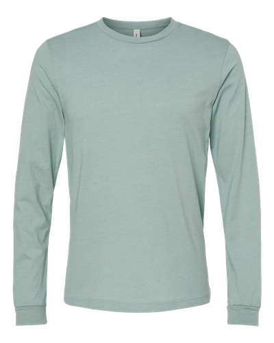 UNISEX Bella Heather CVC Long Sleeve Tee - 3501CVC_1Clr image thumbnail