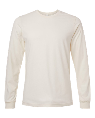UNISEX Bella Heather CVC Long Sleeve Tee - 3501CVC_1Clr image thumbnail