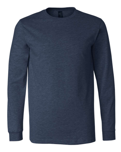 UNISEX Bella Heather CVC Long Sleeve Tee - 3501CVC_1Clr image thumbnail