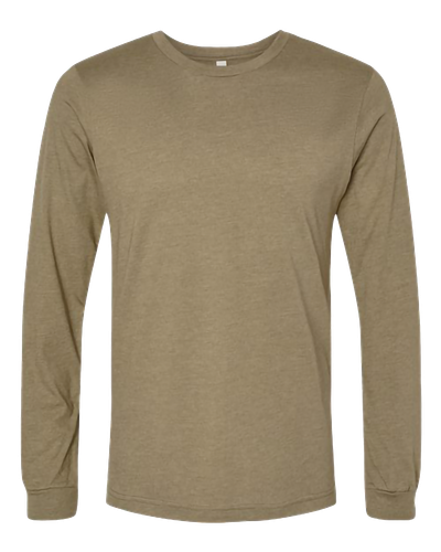 UNISEX Bella Heather CVC Long Sleeve Tee - 3501CVC_1Clr image thumbnail
