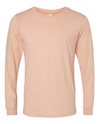 UNISEX Bella Heather CVC Long Sleeve Tee - 3501CVC_1Clr image thumbnail
