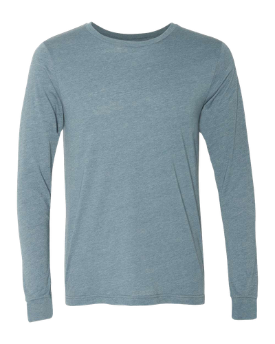 UNISEX Bella Heather CVC Long Sleeve Tee - 3501CVC_1Clr image thumbnail