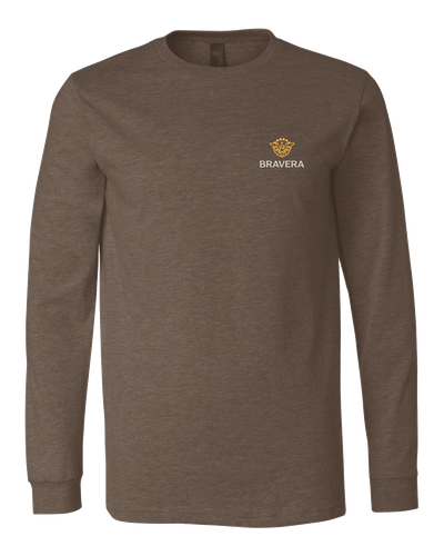 UNISEX Bella Heather CVC Long Sleeve Tee - 3501CVC_2Clr image thumbnail
