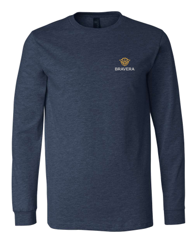 UNISEX Bella Heather CVC Long Sleeve Tee - 3501CVC_2Clr image thumbnail