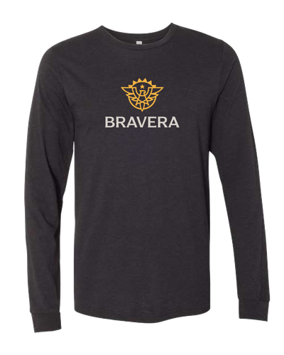 UNISEX Bella Heather CVC Long Sleeve Tee - 3501CVC_2Clr Front image thumbnail