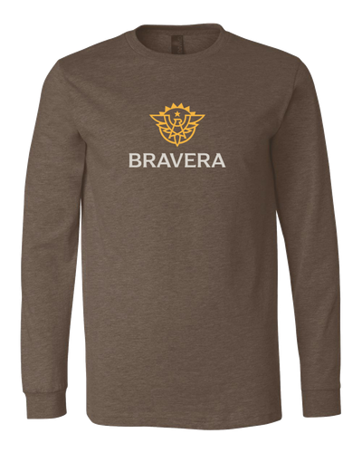 UNISEX Bella Heather CVC Long Sleeve Tee - 3501CVC_2Clr Front image thumbnail