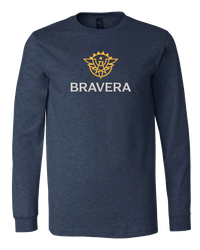 Image of UNISEX Bella Heather CVC Long Sleeve Tee - 3501CVC_2Clr Front