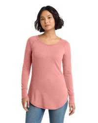 Image of LADIES District Perfect Tri Long Sleeve Tunic Tee - DT132L_1Clr