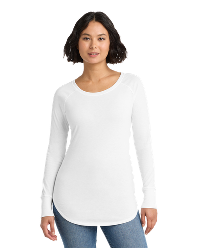 LADIES District Perfect Tri Long Sleeve Tunic Tee - DT132L_1Clr image thumbnail
