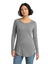 Image of LADIES District Perfect Tri Long Sleeve Tunic Tee - DT132L_1Clr Front