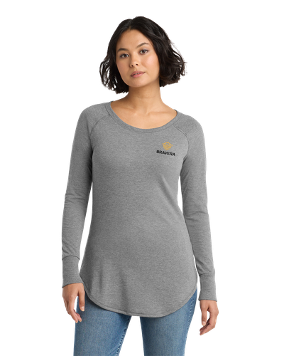 LADIES District Perfect Tri Long Sleeve Tunic Tee - DT132L_2Clr image thumbnail