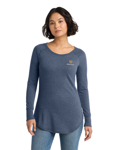 LADIES District Perfect Tri Long Sleeve Tunic Tee - DT132L_2Clr image thumbnail