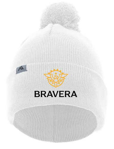Pacific Knit Fold Over Pom-Pom Beanie - 641K_2Clr image thumbnail