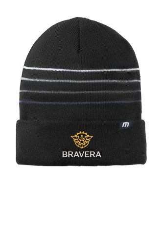 TravisMathew Striped Cuffed Beanie - TM1MY393_2Clr image thumbnail TravisMathew Striped Cuffed Beanie - TM1MY393_2Clr image thumbnail