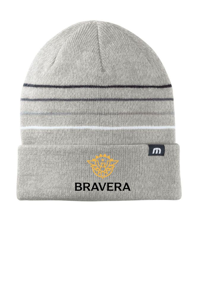 TravisMathew Striped Cuffed Beanie - TM1MY393_2Clr primary image