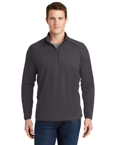 MEN'S BIG & TALL Sport-Tek Tall Sport-Wick Stretch 1/4 Zip - TST850_1Clr image thumbnail
