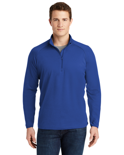 MEN'S BIG & TALL Sport-Tek Tall Sport-Wick Stretch 1/4 Zip - TST850_1Clr image thumbnail
