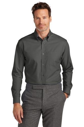 MEN'S BIG & TALL Brooks Brothers Wrinkle-Free Stretch Nailhead Shirt - TBB18002_1Clr image thumbnail