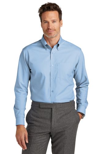 MEN'S BIG & TALL Brooks Brothers Wrinkle-Free Stretch Nailhead Shirt - TBB18002_1Clr image thumbnail