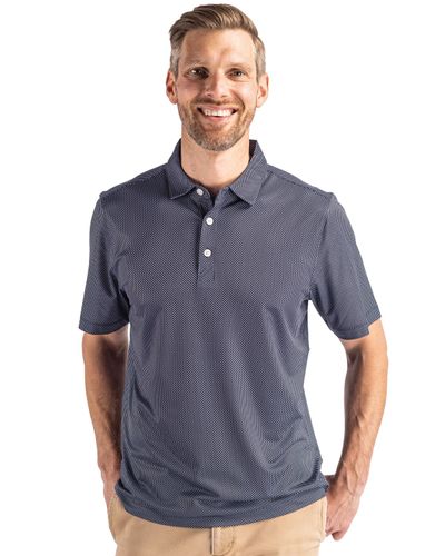 MEN'S BIG & TALL Cutter & Buck Pike Eco Symmetry Print Stretch Recycled Polo - BCK01284_1Clr image thumbnail