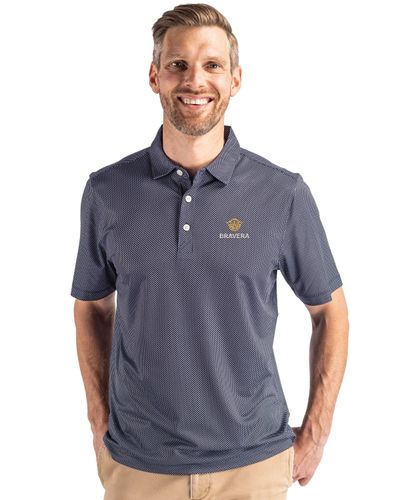 MEN'S BIG & TALL Cutter & Buck Pike Eco Symmetry Print Stretch Recycled Polo - BCK01284_2Clr image thumbnail
