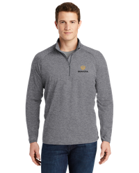 Image of MEN'S BIG & TALL Sport-Tek Tall Sport-Wick Stretch 1/4 Zip - TST850_2Clr