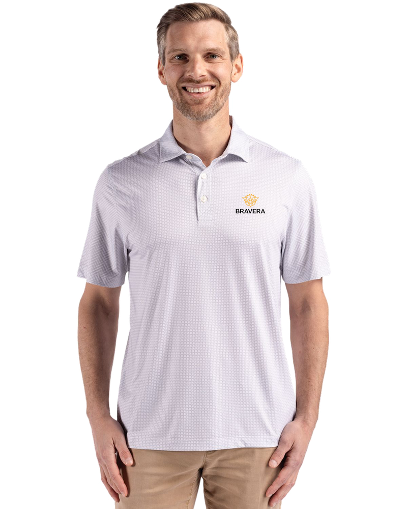 MEN'S BIG & TALL Cutter & Buck Pike Eco Diamond Dot Print Recycled Polo - BCK01343_2Clr primary image