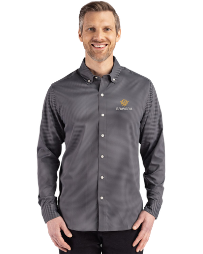 MEN'S BIG & TALL Cutter & Buck Skyline Epic Confidence Recycled Gingham Dress Shirt - BCW00236_2Clr image thumbnail