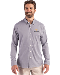 Image of MEN'S BIG & TALL Cutter & Buck Skyline Epic Confidence Recycled Gingham Dress Shirt - BCW00236_2Clr