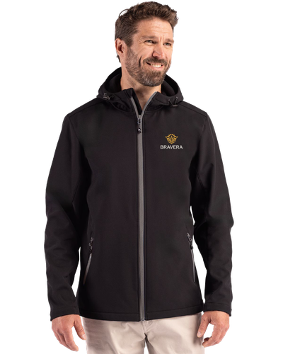 MEN'S Clique Tempo Recycled Stretch Softshell Hooded Jacket - MQO00086_2Clr image thumbnail