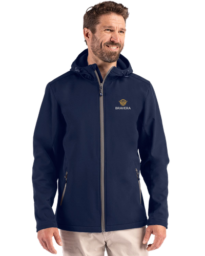 MEN'S Clique Tempo Recycled Stretch Softshell Hooded Jacket - MQO00086_2Clr image thumbnail