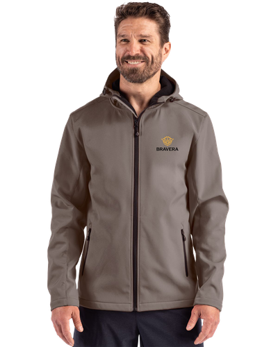 MEN'S Clique Tempo Recycled Stretch Softshell Hooded Jacket - MQO00086_2Clr image thumbnail