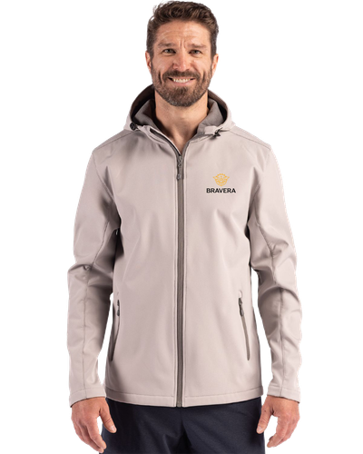 MEN'S Clique Tempo Recycled Stretch Softshell Hooded Jacket - MQO00086_2Clr image thumbnail