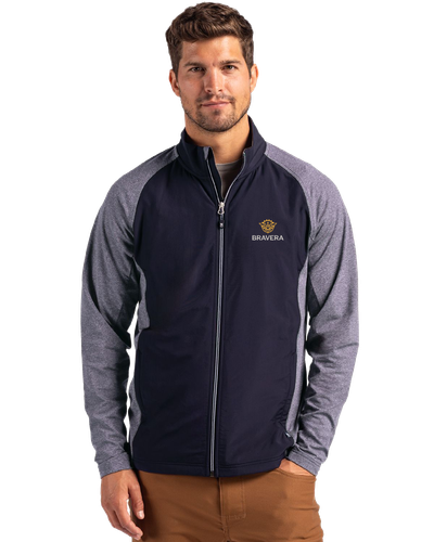 MEN'S BIG & TALL Cutter & Buck Adapt Eco Knit Hybrid Recycled Jacket - BCC00032_2Clr image thumbnail