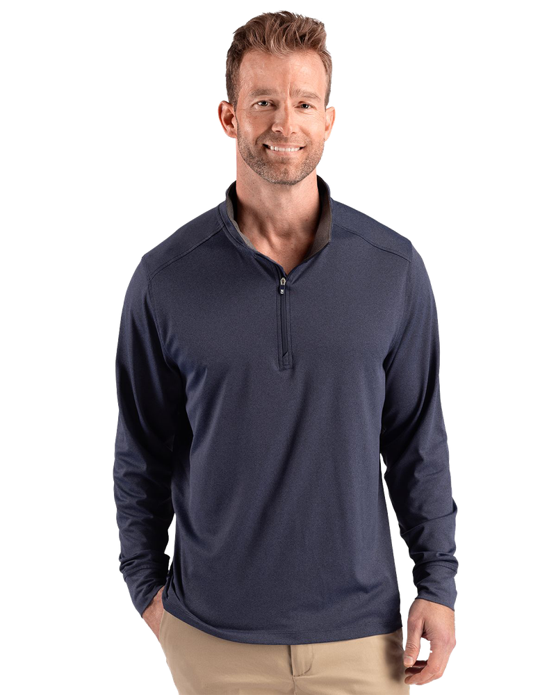 MEN'S BIG & TALL Cutter & Buck Forge Epic Confidence Recycled 1/4 Zip - BCK01373_1Clr primary image