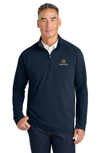 MEN'S Brooks Brothers Luxe Performance 1/4 Zip - BB18214_2Clr image thumbnail