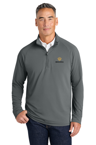 MEN'S Brooks Brothers Luxe Performance 1/4 Zip - BB18214_2Clr image thumbnail