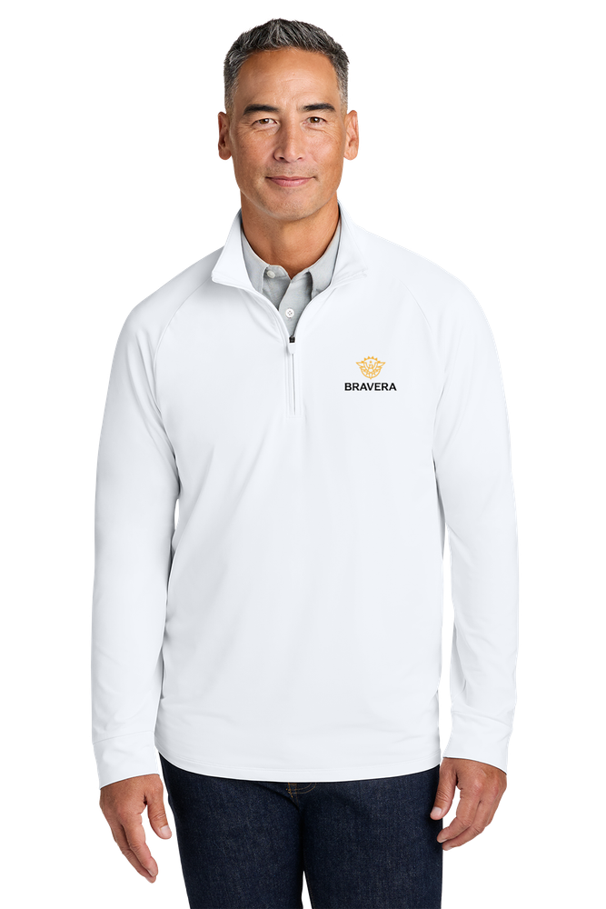 MEN'S Brooks Brothers Luxe Performance 1/4 Zip - BB18214_2Clr primary image